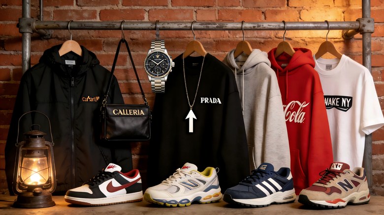 Rep Streetwear Haul — Nike Dunk, New Balance, Prada Hoodie, Coca-Cola, Watch, Bag — Community Kaufbericht